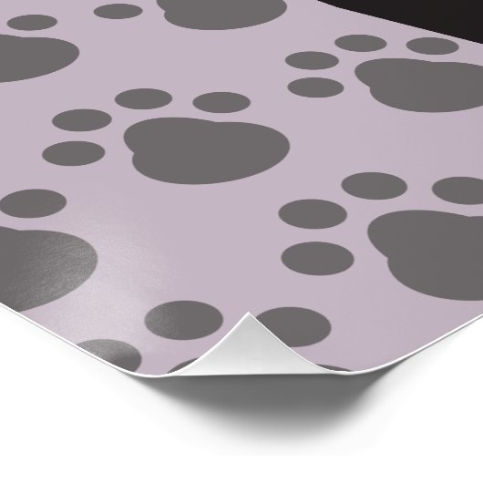 Boston Terrier, Purple lavender Perfect Poster (Hoek)