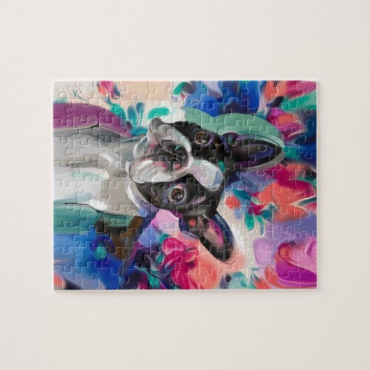 Boston Terrier PUZZLE (Horizontal)