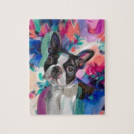 Boston Terrier PUZZLE Legpuzzel (Verticaal)