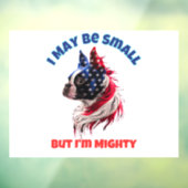 Boston Terrier Raamsticker (Vel 3)
