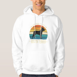 Boston Terrier Retro Hondenliefhebber Grafisch_1 Hoodie