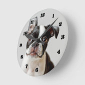 Boston Terrier Ronde Klok (Hoek)