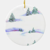 Boston Terrier Round Ornament (Achterkant)