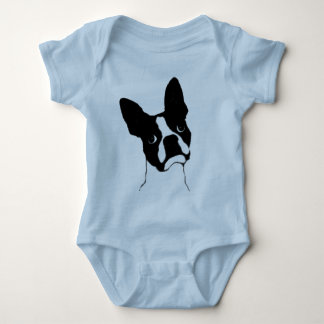 Boston Terrier - schattig gezicht Romper