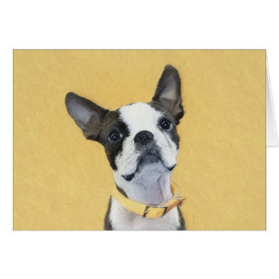 Boston Terrier Schilderij - Mooie Originele Honden