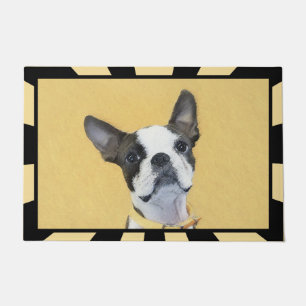 Boston Terrier-schilderij - Mooie originele honden Deurmat