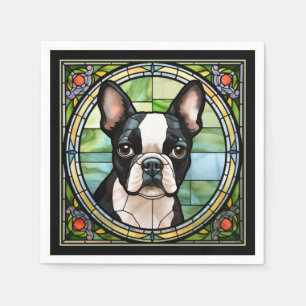 Boston Terrier servetten