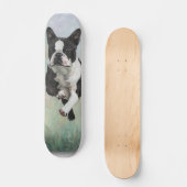 Boston Terrier Skateboard (Voorkant)