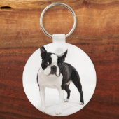 Boston Terrier Sleutelhanger (Voorkant)
