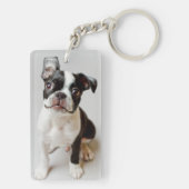 Boston Terrier Sleutelhanger (achterkant)