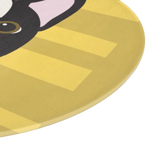 Boston Terrier Snijplank (Hoek)