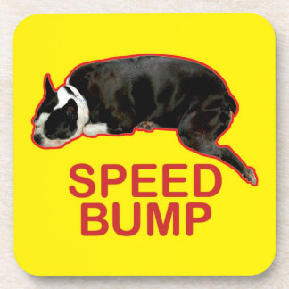 Boston Terrier Speed Bump Onderzetter