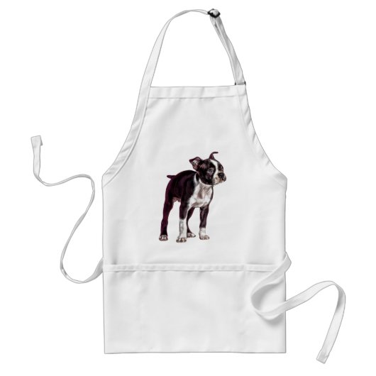 Boston Terrier Standaard Schort (Voorkant)