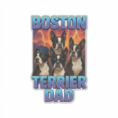 Boston Terrier Sticker (Voorkant)