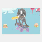 Boston Terrier Sweet Dream Wrapping Paper Sheets (Voorkant 2)