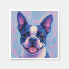 Boston Terrier Tea Party servetten