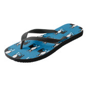 Boston Terrier Teenslippers (Schuin)