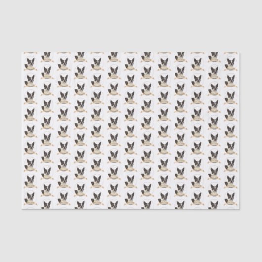 Boston Terrier Tissue Paper Tissuepapier (Voorkant)