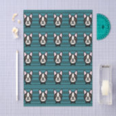 Boston Terrier Tissuepapier (Craft)