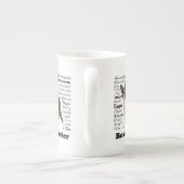 Boston Terrier Traits Bone China Mug (Dos)