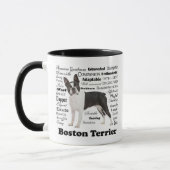 Boston Terrier Traits Mug (Gauche)