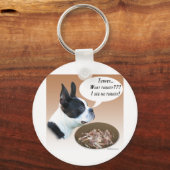 Boston Terrier Turkije Sleutelhanger (Voorkant)