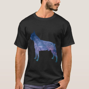 Boston Terrier uit dit World Space Theme Dog T-shirt