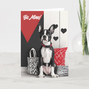 Boston Terrier Valentijn Kaart