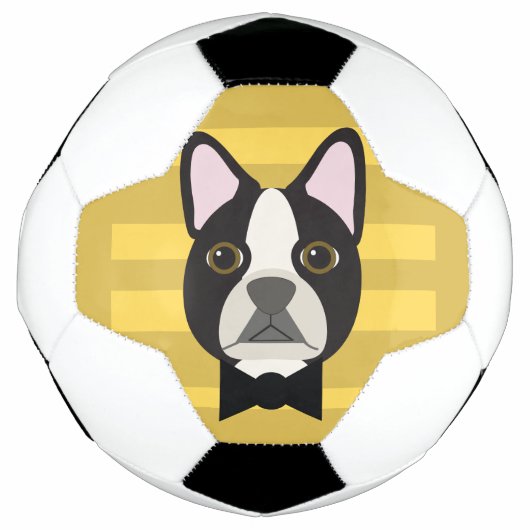 Boston Terrier Voetbal (Voorkant)