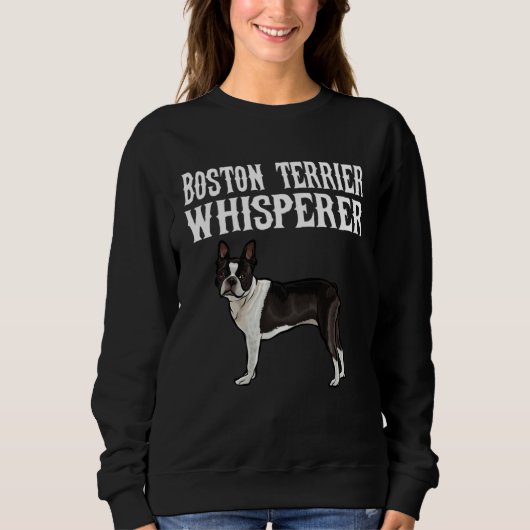 Boston Terrier Whisperer Dog Trui (Voorkant)