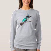 Boston Terrier Witch T-shirt (Voorkant)
