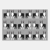 Boston Terrier Wrapping Paper Sheets (Voorkant 2)