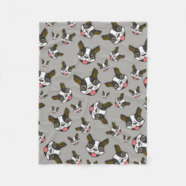 Boston Terriers #15 Fleece Deken