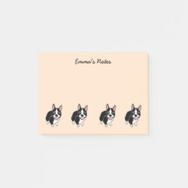 Boston Terriers Custom Post-it® notes 4 x 3 inch