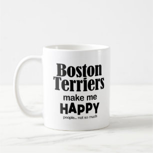 Boston Terriers maken me gelukkig Koffiemok