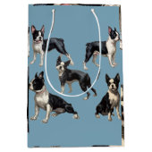 Boston Terriers Medium Cadeauzakje (Voorkant)