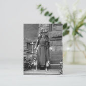 Boston Terriers & Mode van 1920 Briefkaart (Staand voorkant)