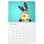 Boston Terriers Off-Leash Art™ Vol 1 Kalender (Mar 2026)