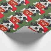 Boston Terriers Santa Cadeaupapier (Hoek)
