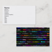 Boston Text Design I Visitekaartje II (Voorkant / Achterkant)