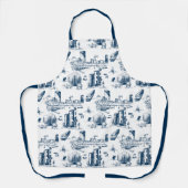 Boston Toile Navy Schort (Voorkant)
