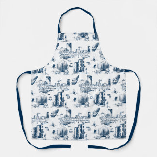 Boston Toile Navy Schort