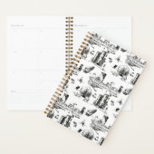 Boston Toile Planner (Devant avec enveloppe)