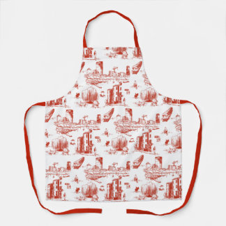 Boston Toile Red Schort