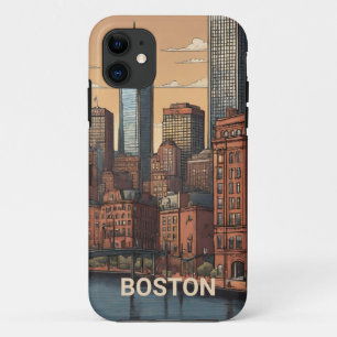 Boston Traveller Een heerlijk cadeau idee iPhone 11 Hoesje