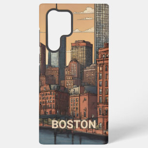 Boston Traveller Een heerlijk cadeau idee Samsung Galaxy Hoesje