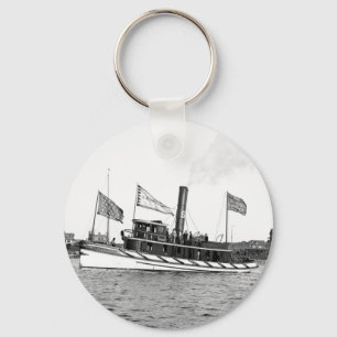 Boston Tugboot: late jaren 1800 Sleutelhanger
