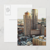 Boston uitzicht briefkaart (Voorkant / Achterkant)