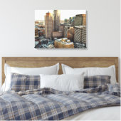 Boston uitzicht canvas afdruk (Insitu (Slaapkamer))
