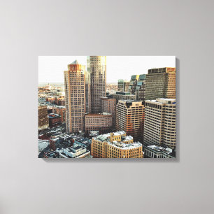 Boston uitzicht canvas afdruk